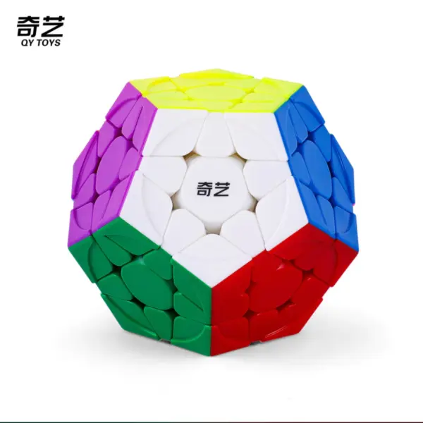 奇藝 魔方格 啟恆 磁力 三階五魔方 啟恆S 雕刻 彩色 無貼紙 十二色 3階5魔方  5魔方