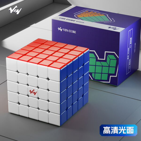 Vin5階 Vin4階 磁力UV 鑽面亮面 雙版本 Vin五階 Vin四階 CUBE60mm 魔方耀夜軸