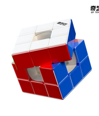 奇藝 空心 三階 魔術方塊 魔方 磁力 UV鑽面   趣味 異形 新品 魔方格 競速