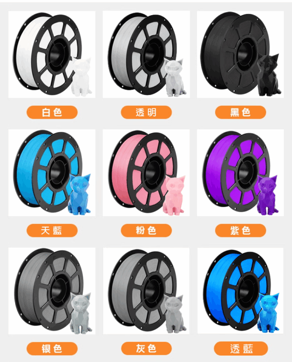 3D列印 科雷迪 PETG 線材 耗材 1.75mm 1KG 純料重1公斤 塑膠 高韌性 完整包裝