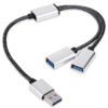 傳輸線 USB usb2.0 一拖二 一拖三 手機 電腦 平板 分線器 Type C轉HDMI