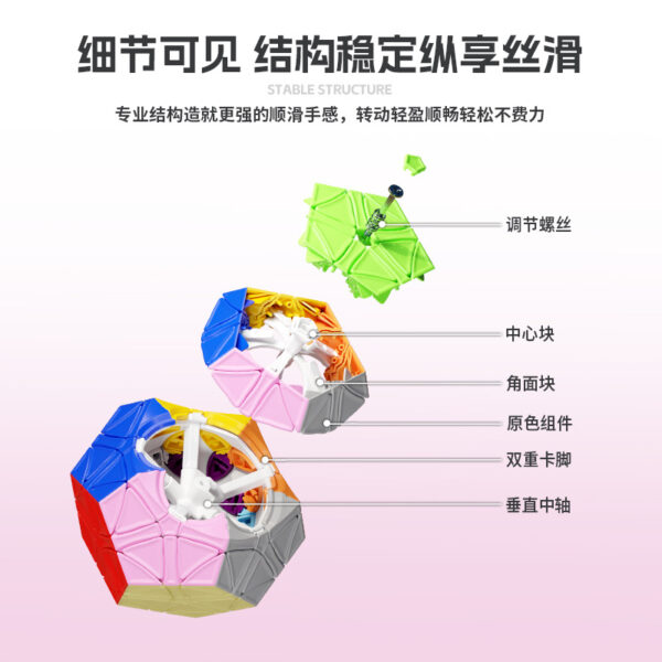 聖手 繁花五魔方 轉棱五魔方 12面體 魔術方塊 益智 多面體