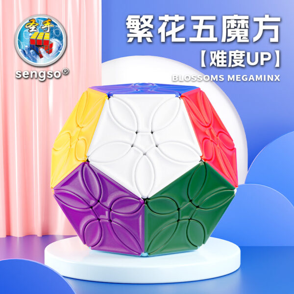 聖手 繁花五魔方 轉棱五魔方 12面體 魔術方塊 益智 多面體