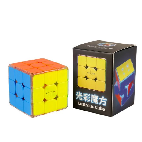 聖手 光彩三階 發光 魔術方塊 魔方 透明 充電式 透明發光魔方 發光魔方 光彩魔方 3階 三階 光彩魔方