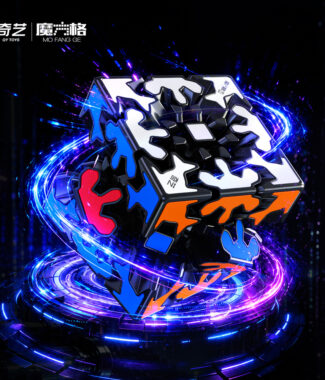 【小小店舖】奇藝 競速 齒輪 三階 磁力 魔術方塊 專業競速 比賽 益智玩具 齒輪磁力 齒輪M 3階