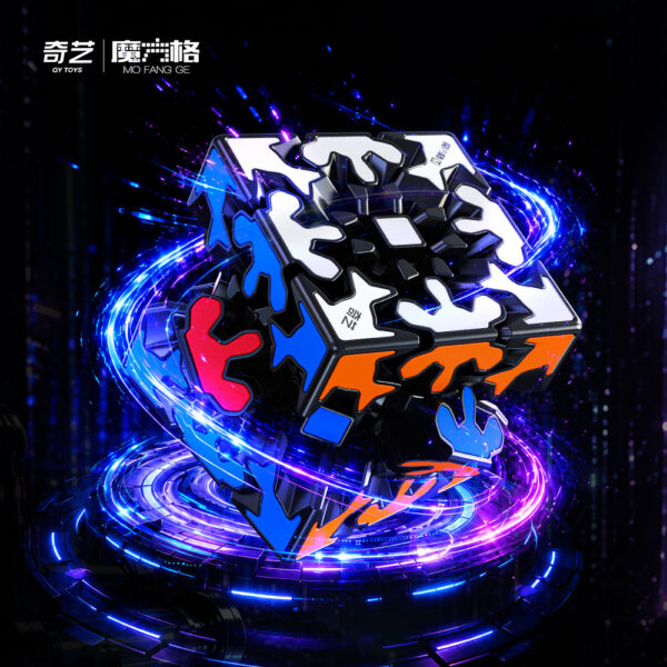 【小小店舖】奇藝 競速 齒輪 三階 磁力 魔術方塊 專業競速 比賽 益智玩具 齒輪磁力 齒輪M 3階